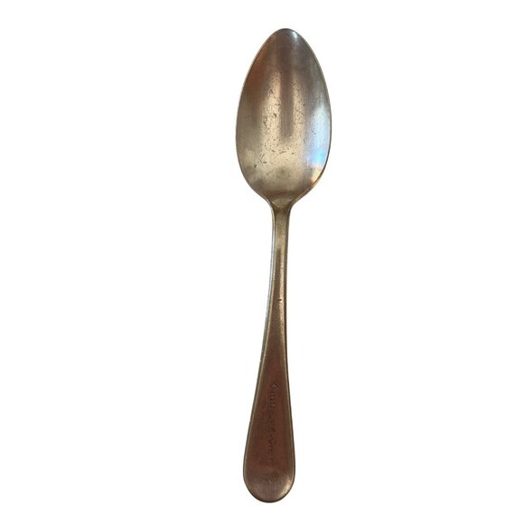 Vintage National Silver Plate Chin Lee NYC Spoon 6" Collectible Flatware B138 - Picture 1 of 5
